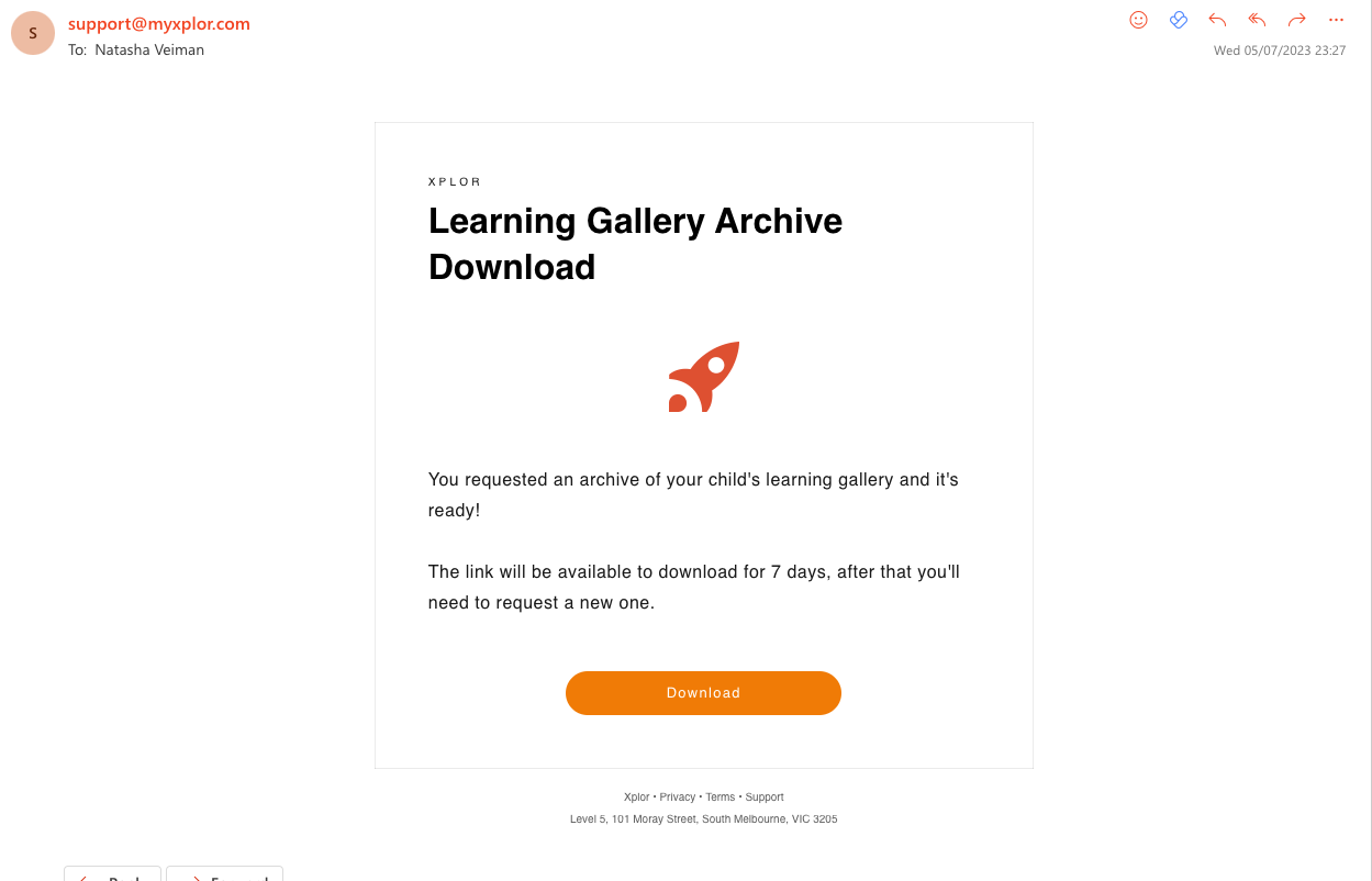 Home App Learning Gallery Archive Bulk Download