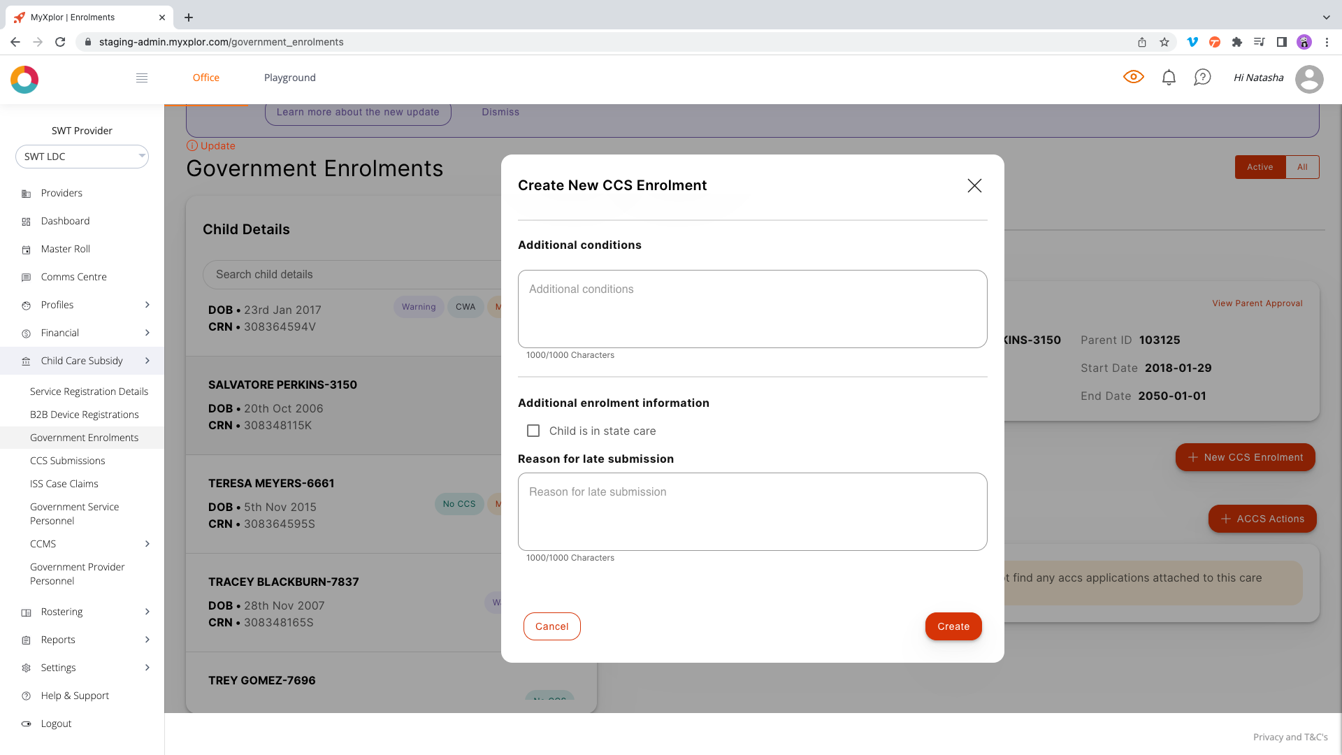 CCS: CCS Enrolment Master Guide