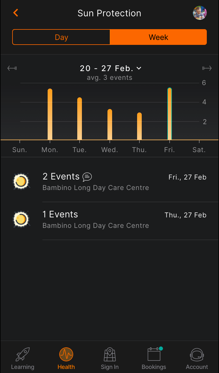 Home App: Sunscreen